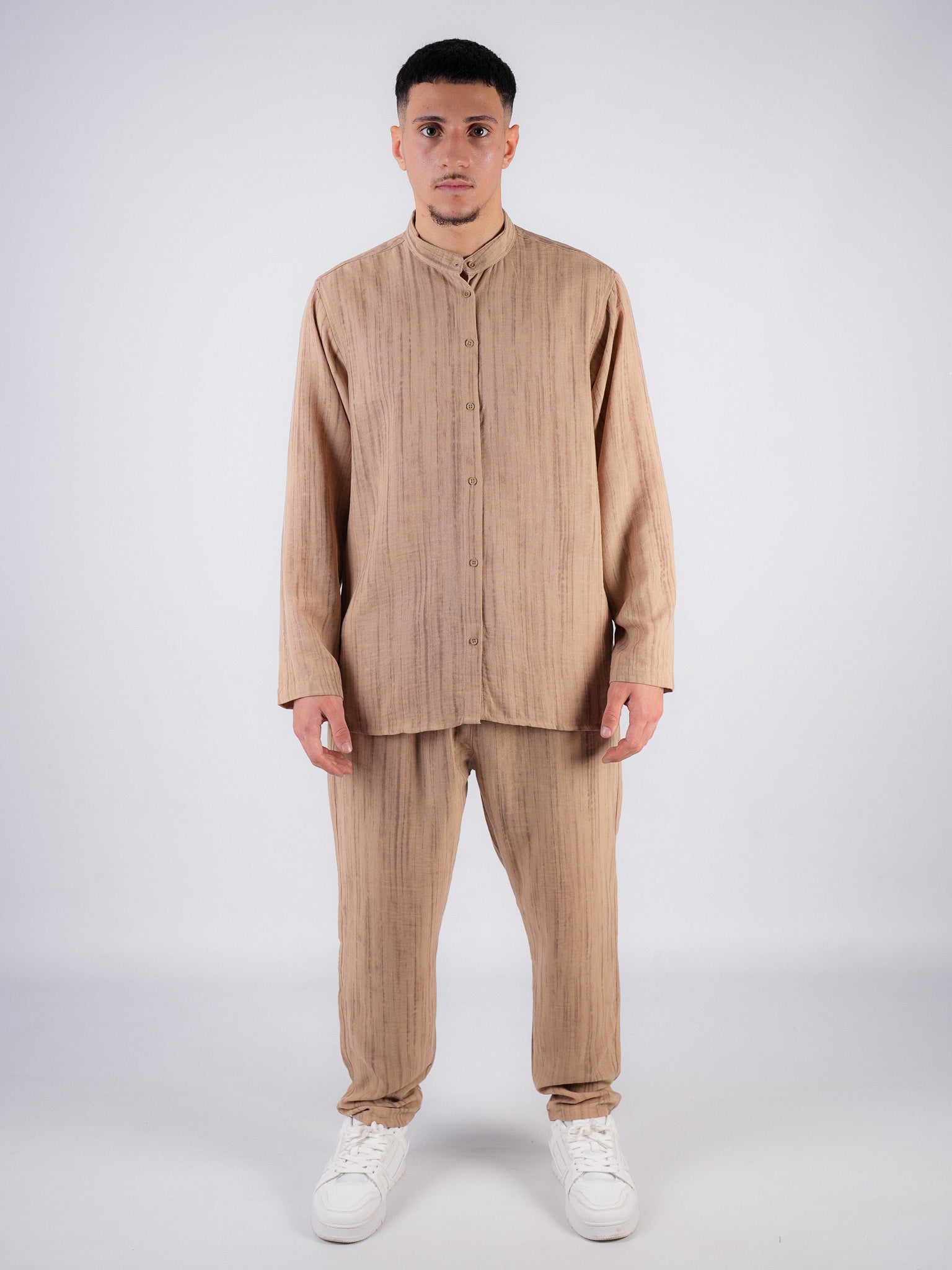 Set Sahara – Gestreift Beige