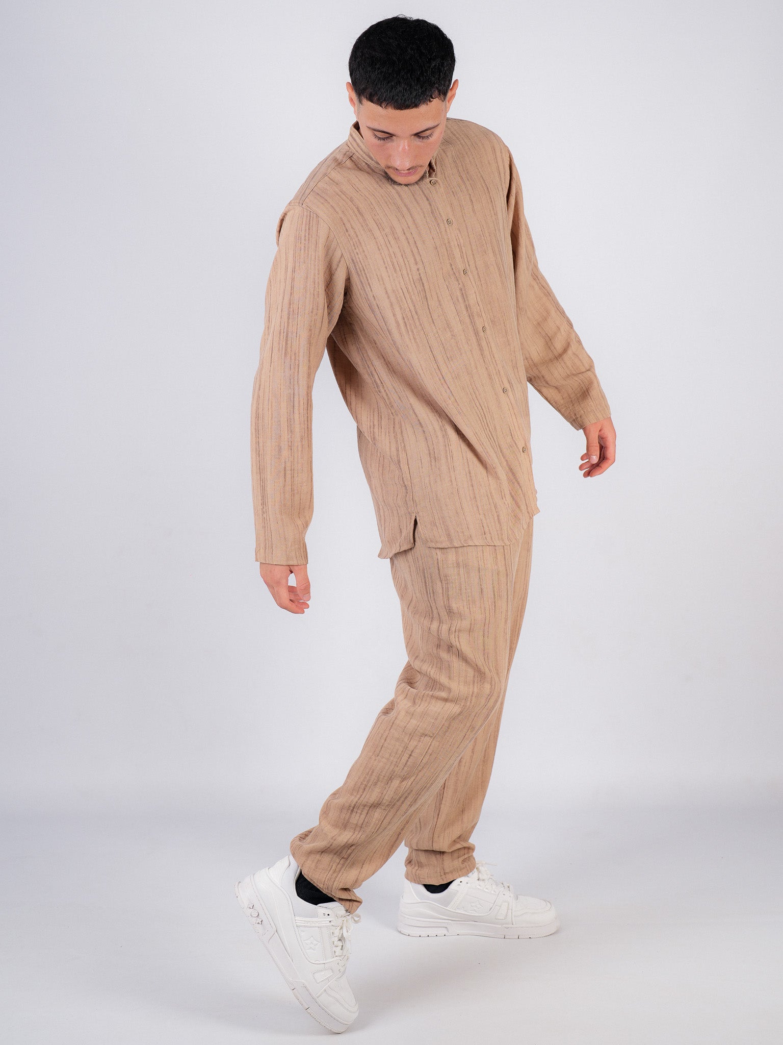 Set Sahara – Gestreift Beige