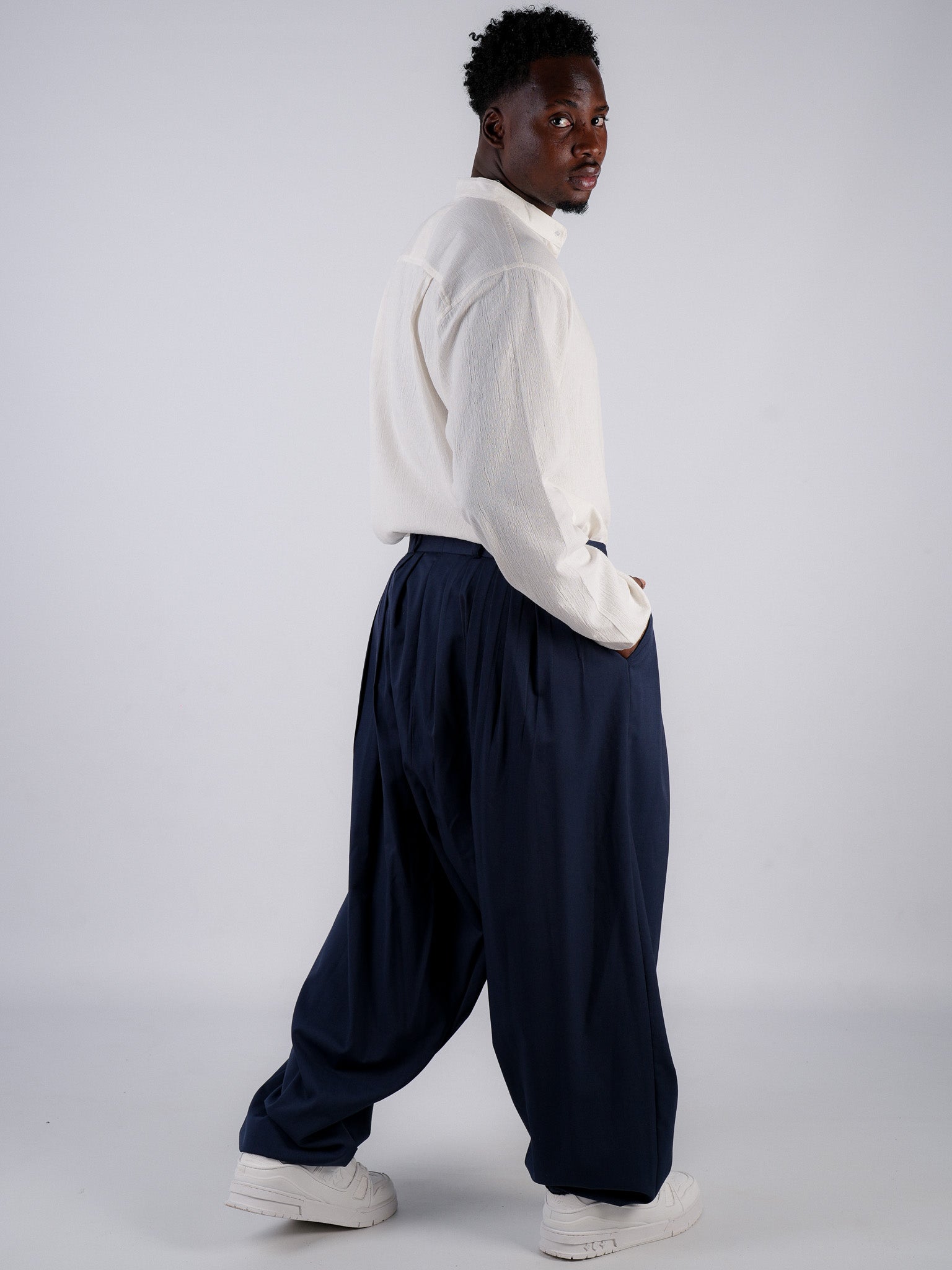 Salvar Al-Quds 7 Bundfalten – Dunkelblau