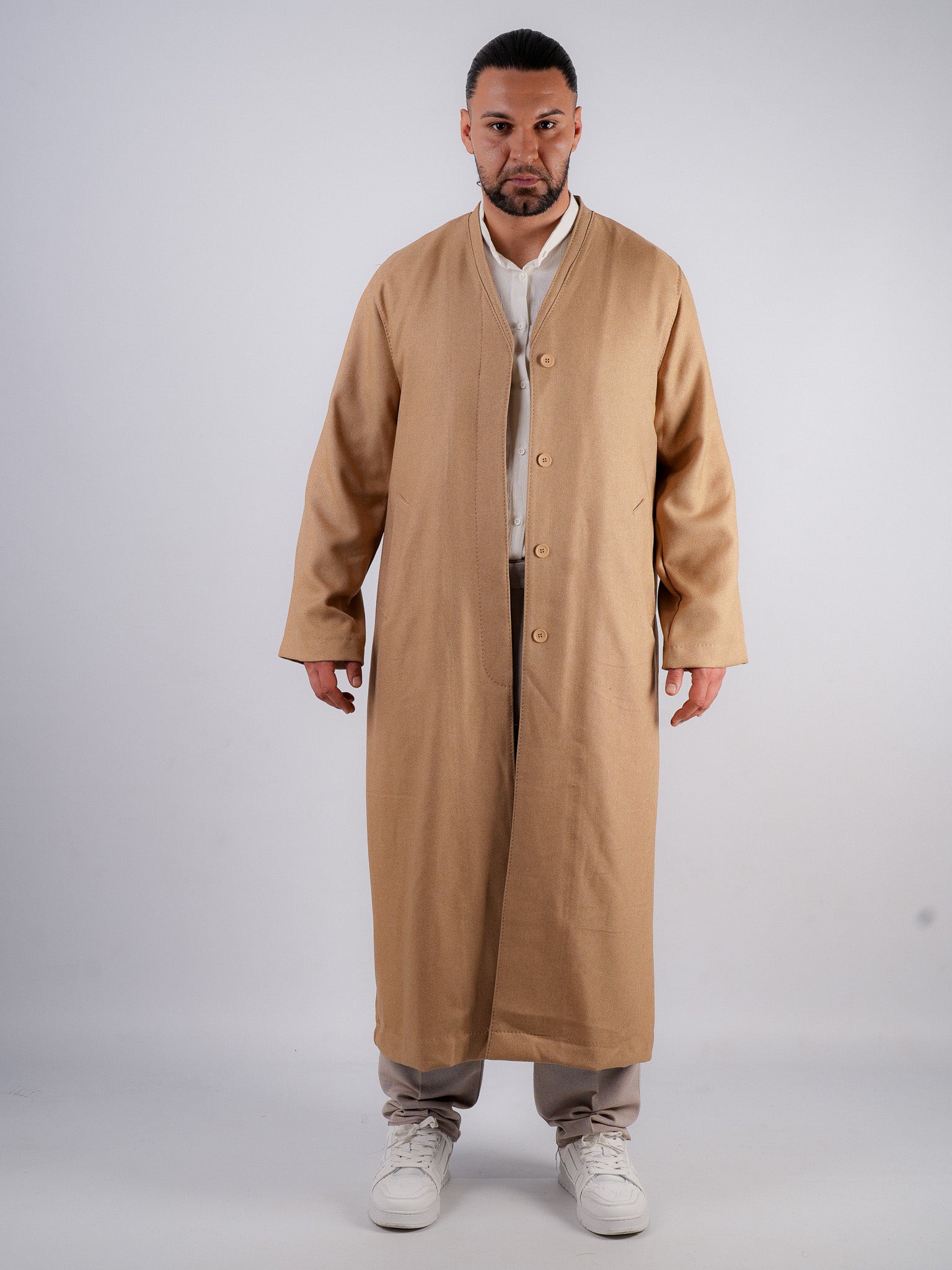 Mantel Yunus – Sandbeige