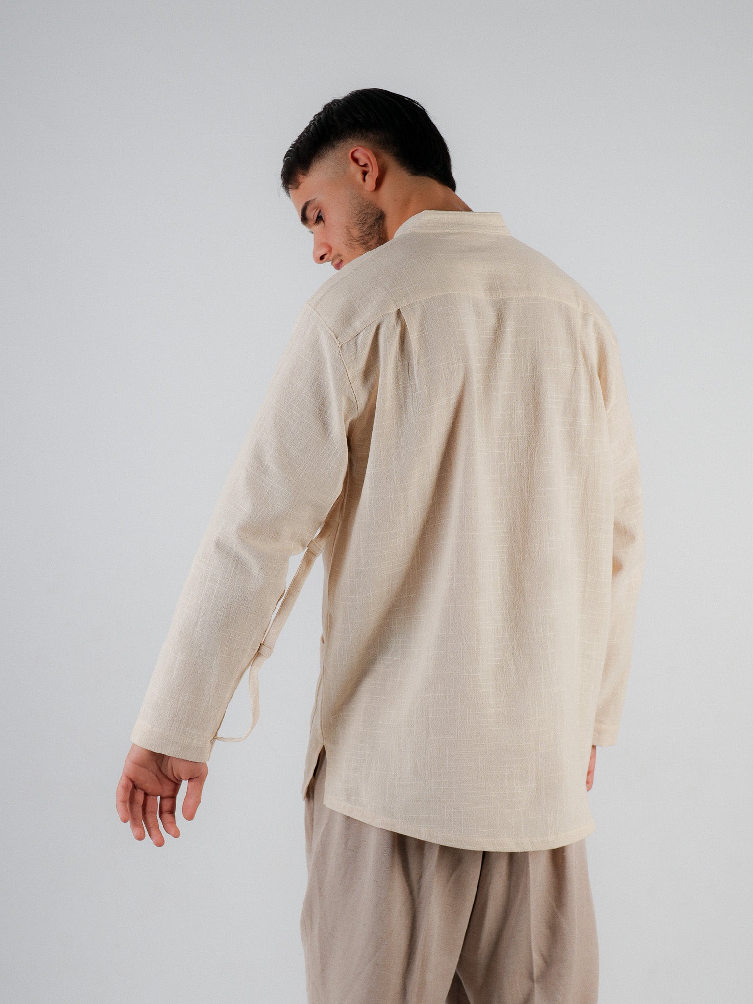 Herrenhemd Sade naturrein und ruhig