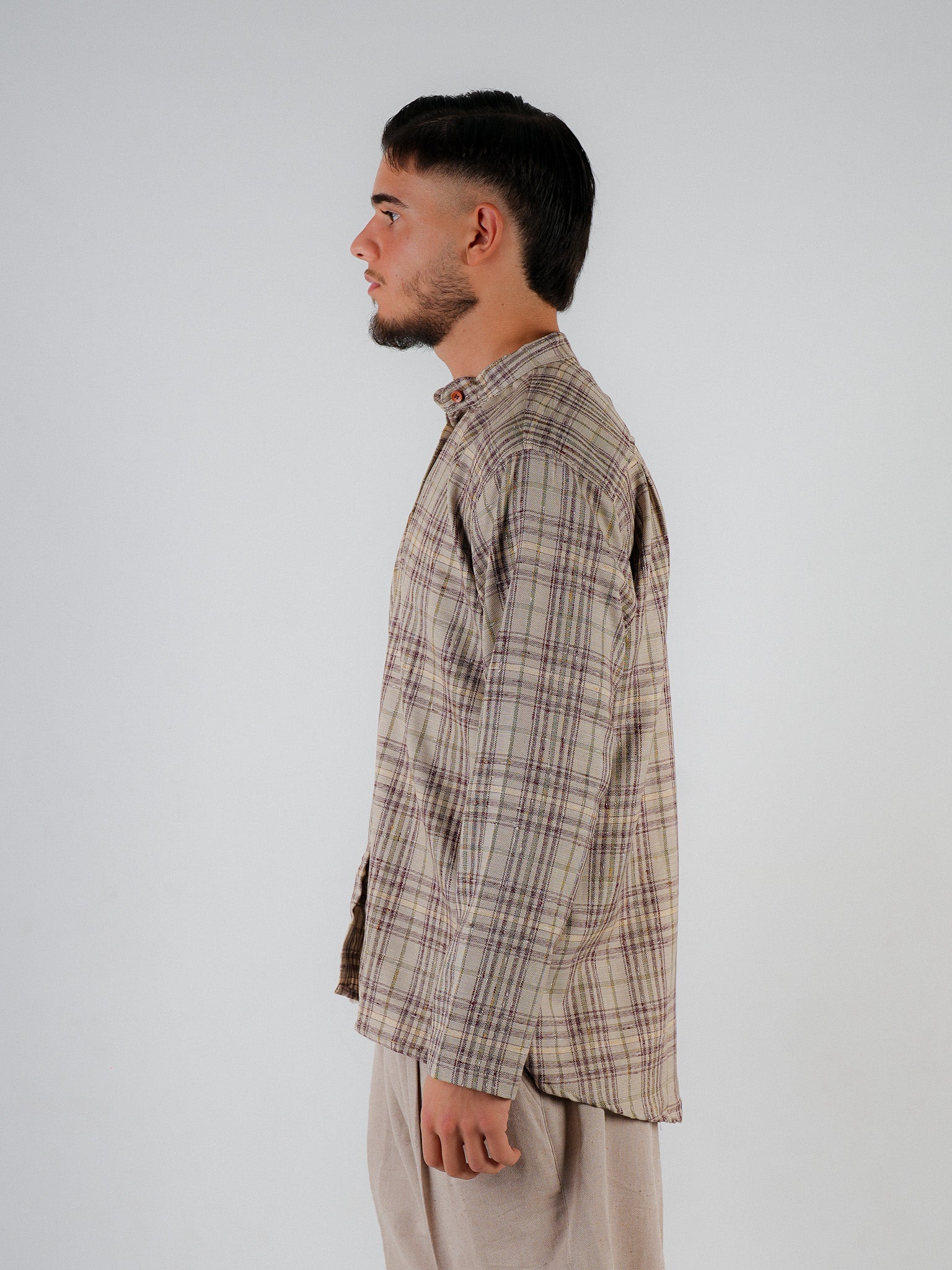 Herrenhemd Köy rustikales Karo