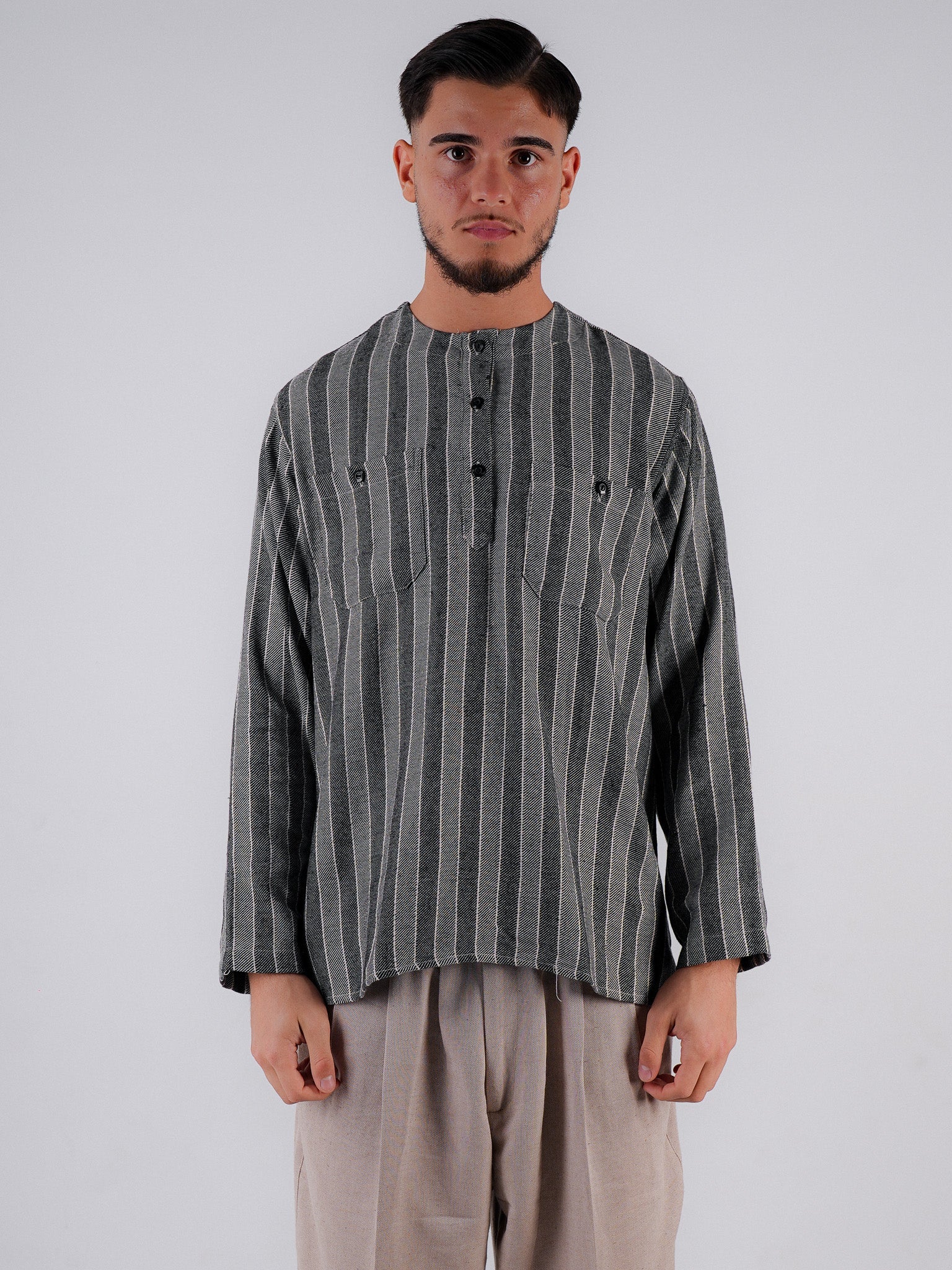 Herrenhemd Taş graue Eleganz