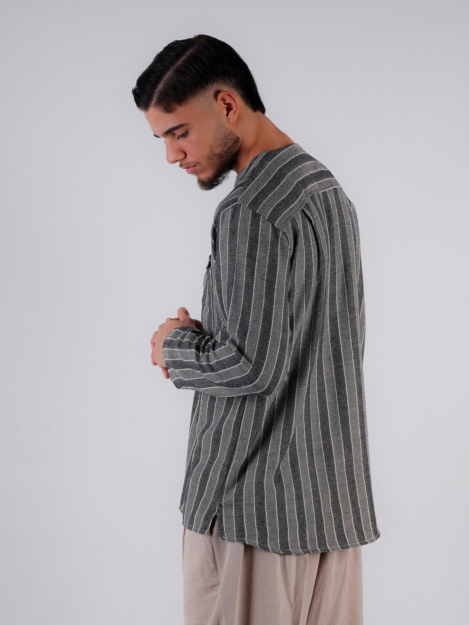 Herrenhemd Taş graue Eleganz