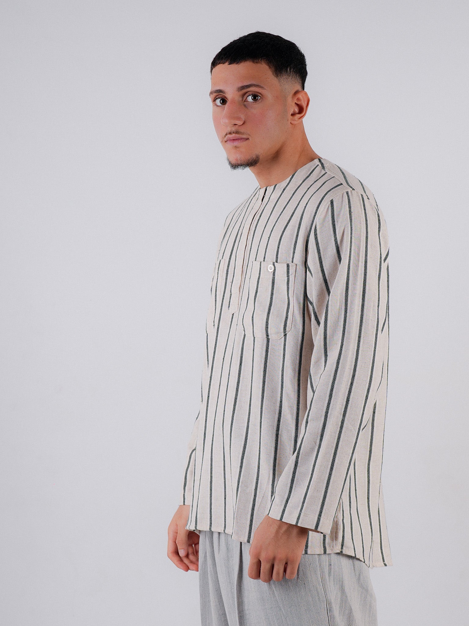Hemd Rashid – Klassische Streifen