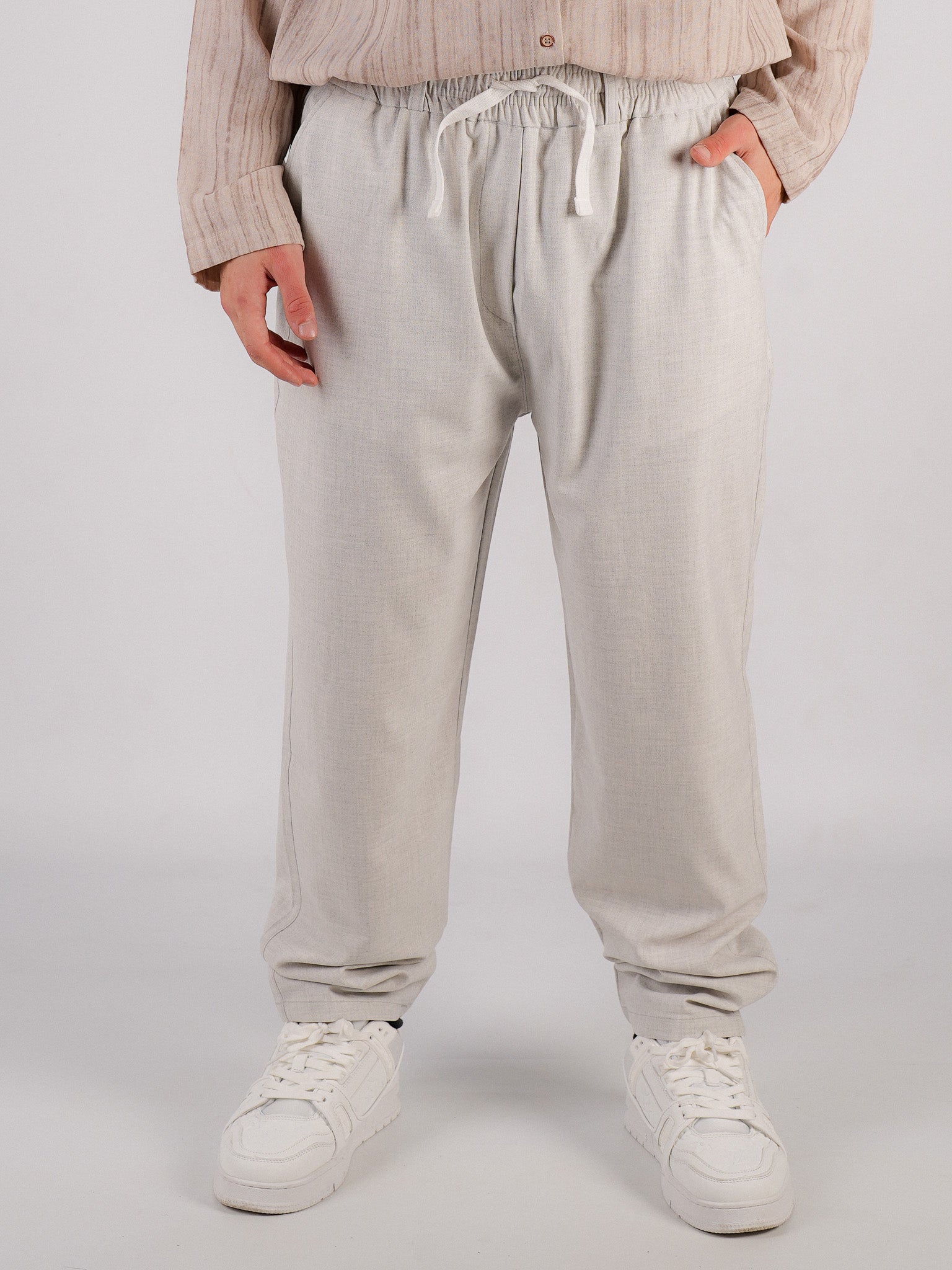 Shalvar Jogger – Hellgrau