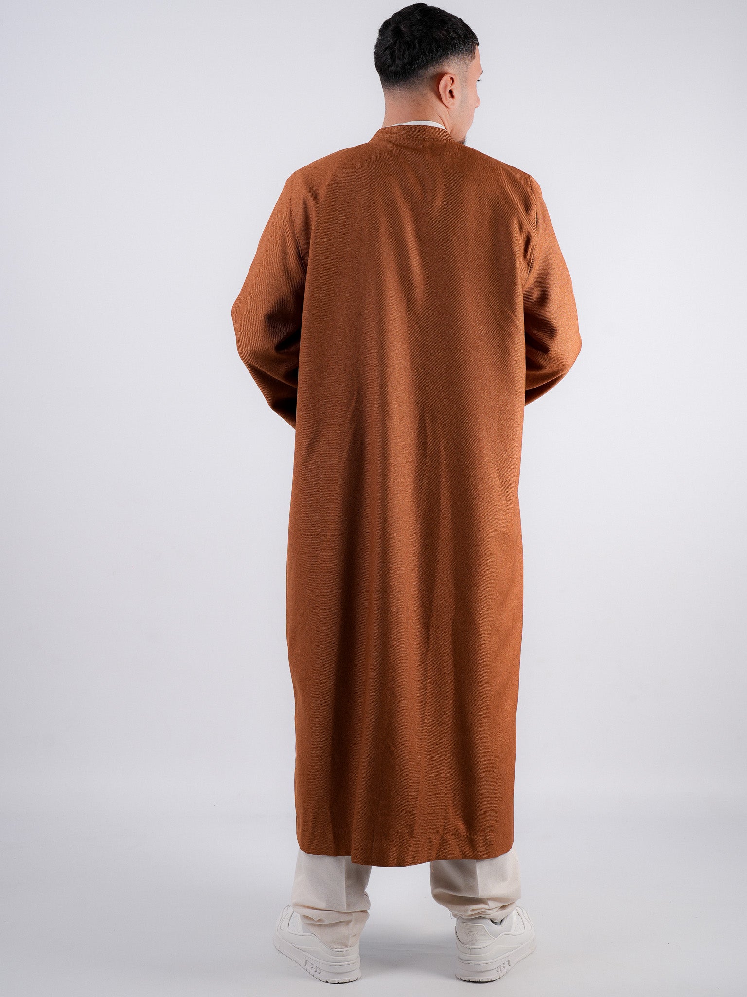 Mantel Idris – Rostbraun & Klassisch