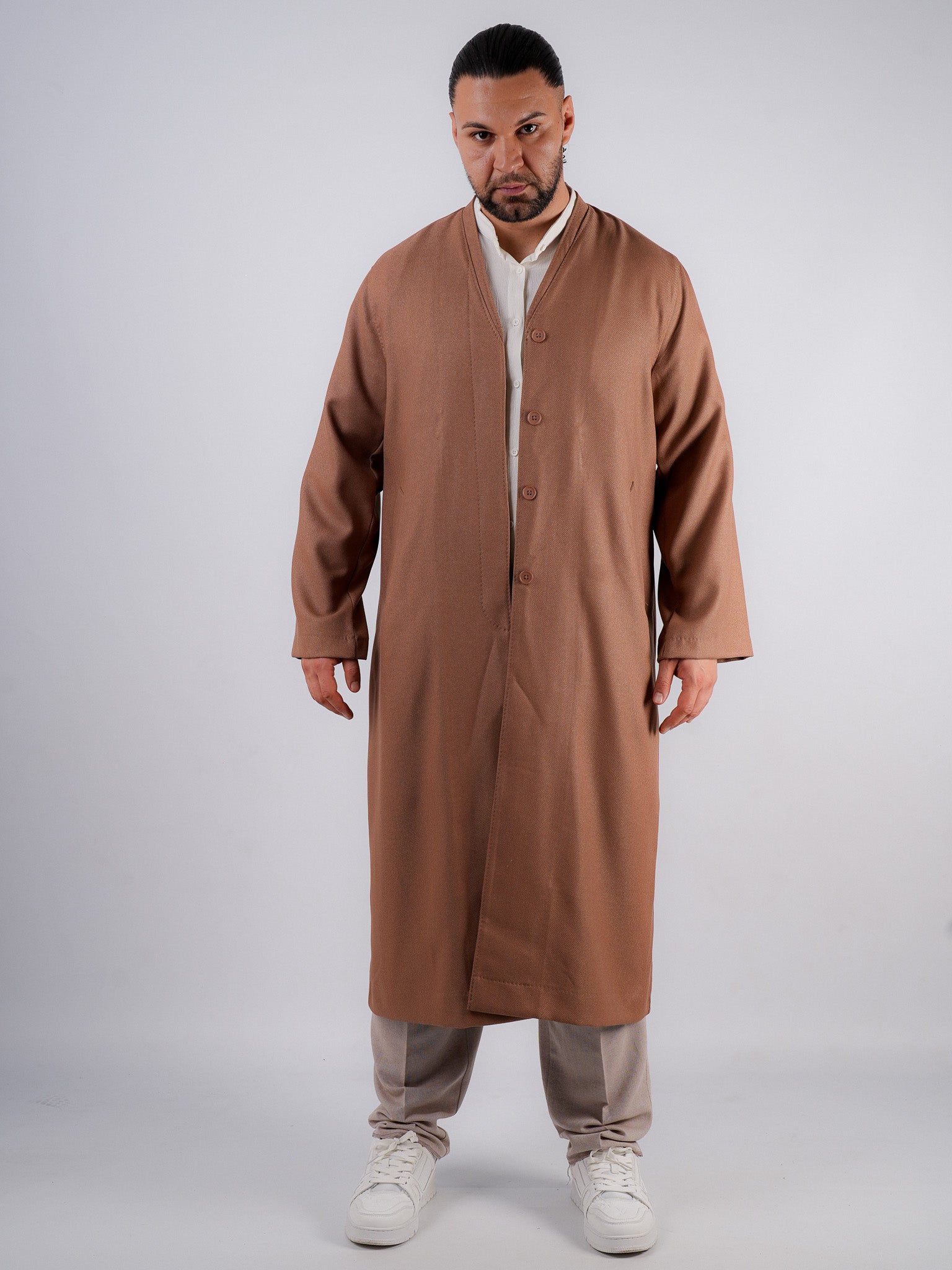 Mantel Luqman – Karamellbraun