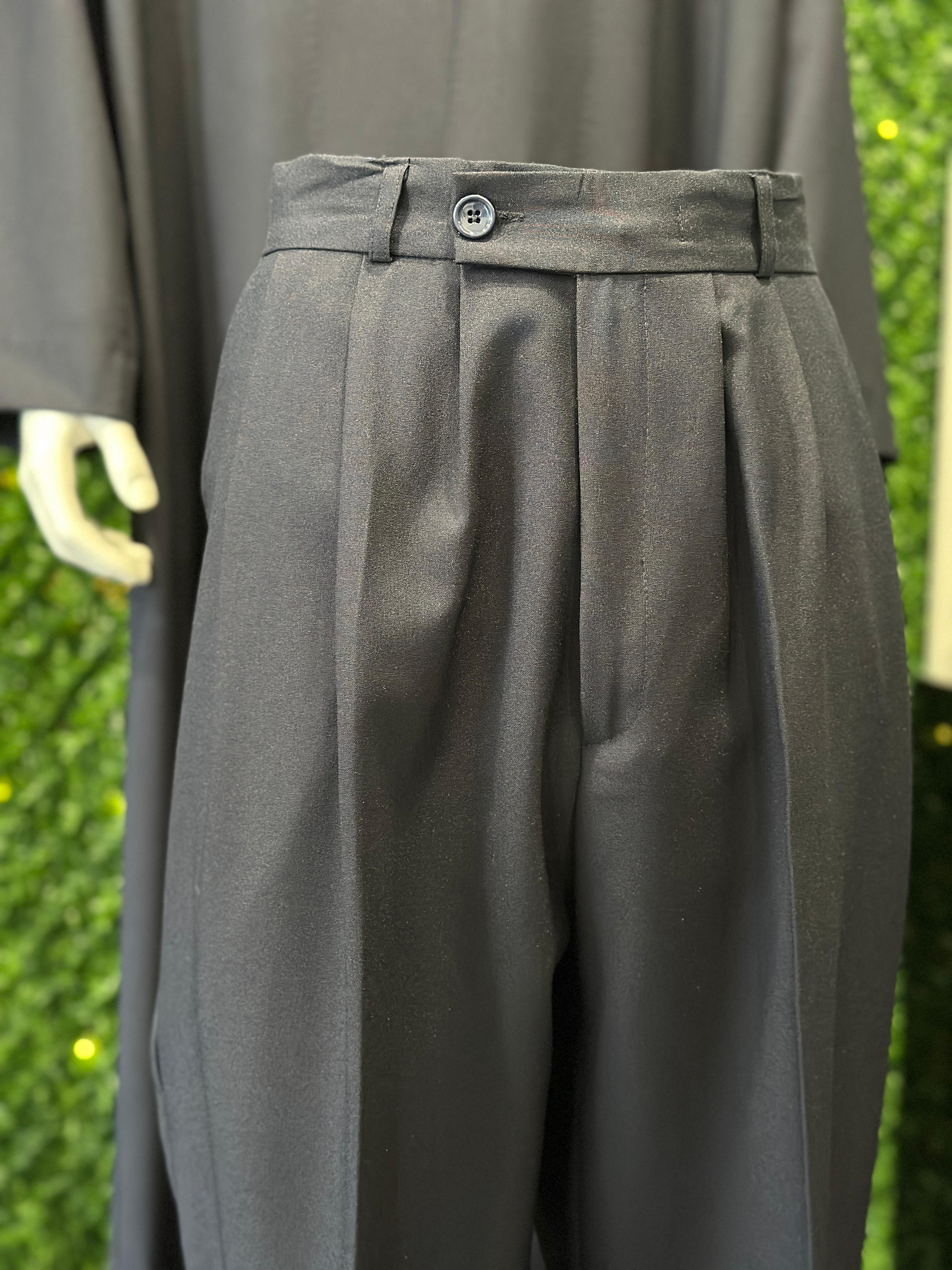 Shalvar, schwarz glänzend