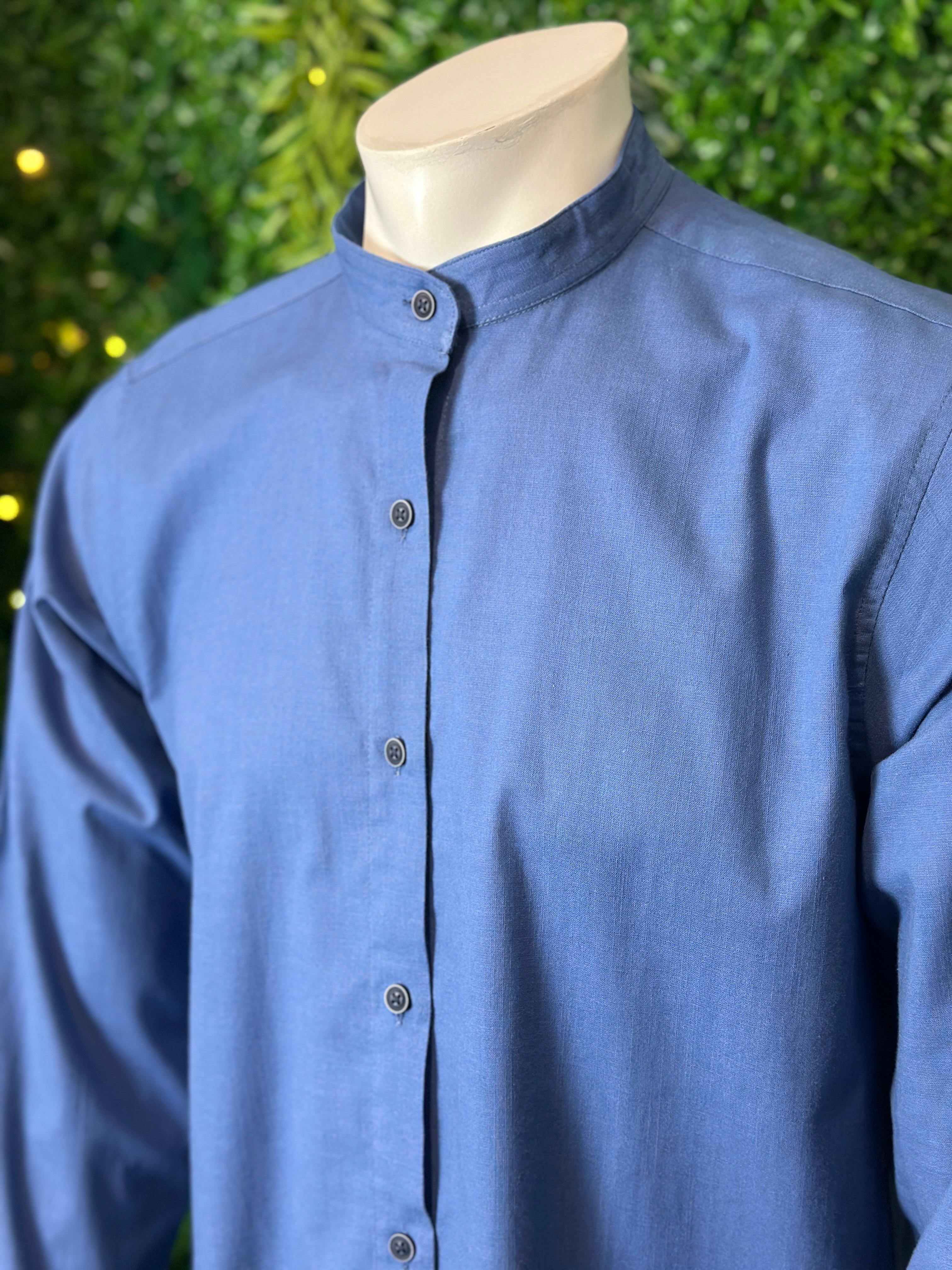 Hemd, blau