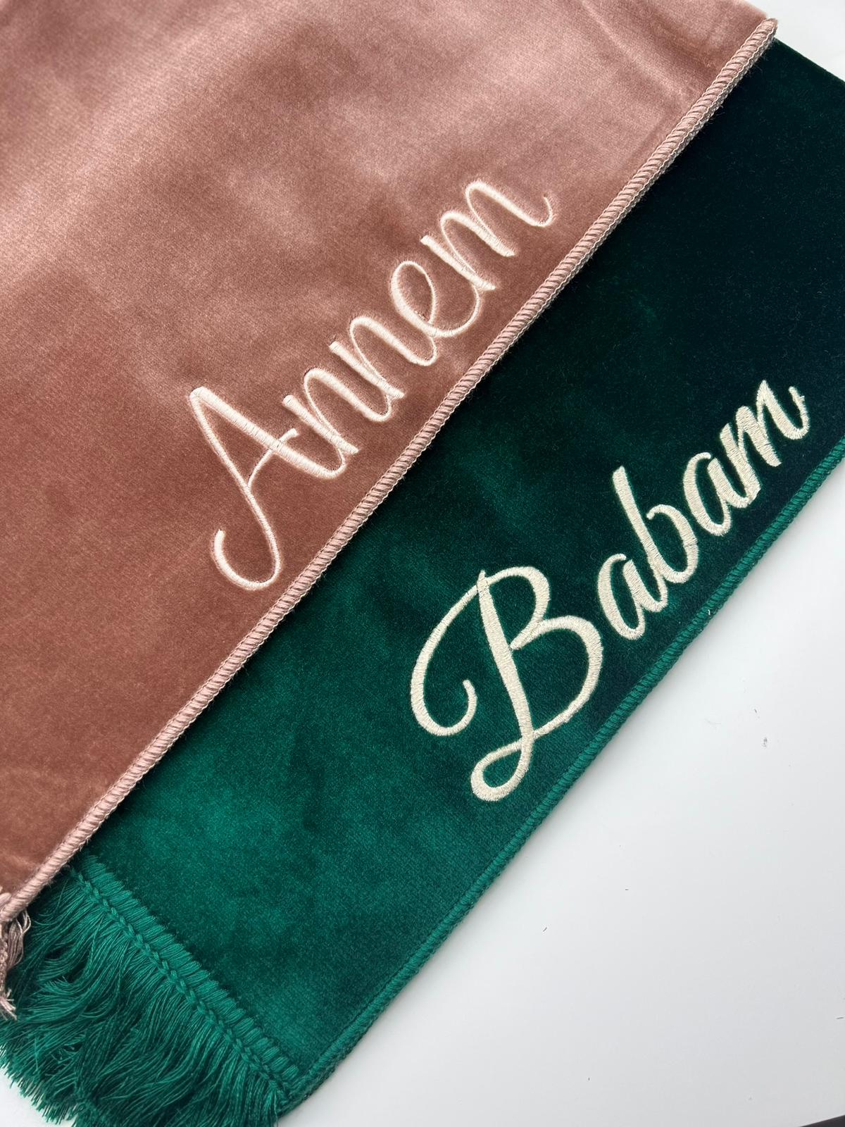 Personalisierter Gebetsteppich